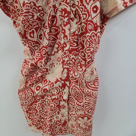 Anthropologie Blue Tassel NWT Women's Mini Dress Floral Size M Strapless - Picture 6 of 10